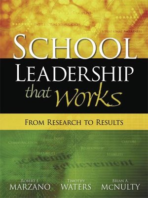 cover image of School Leadership That Works